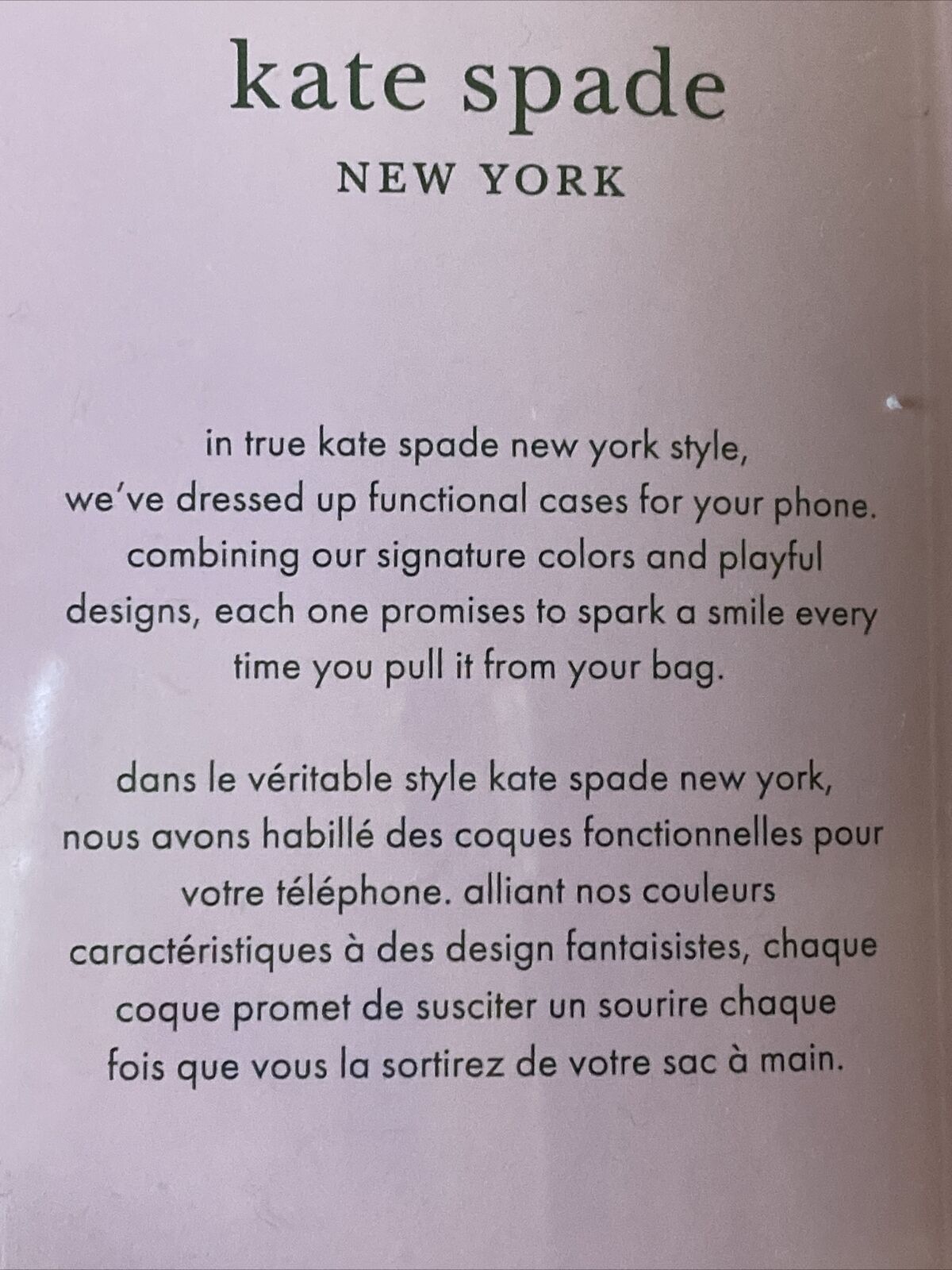 Kate Spade Phone Case iPhone 11  ProMax Floral White With Glitter Rhinestones