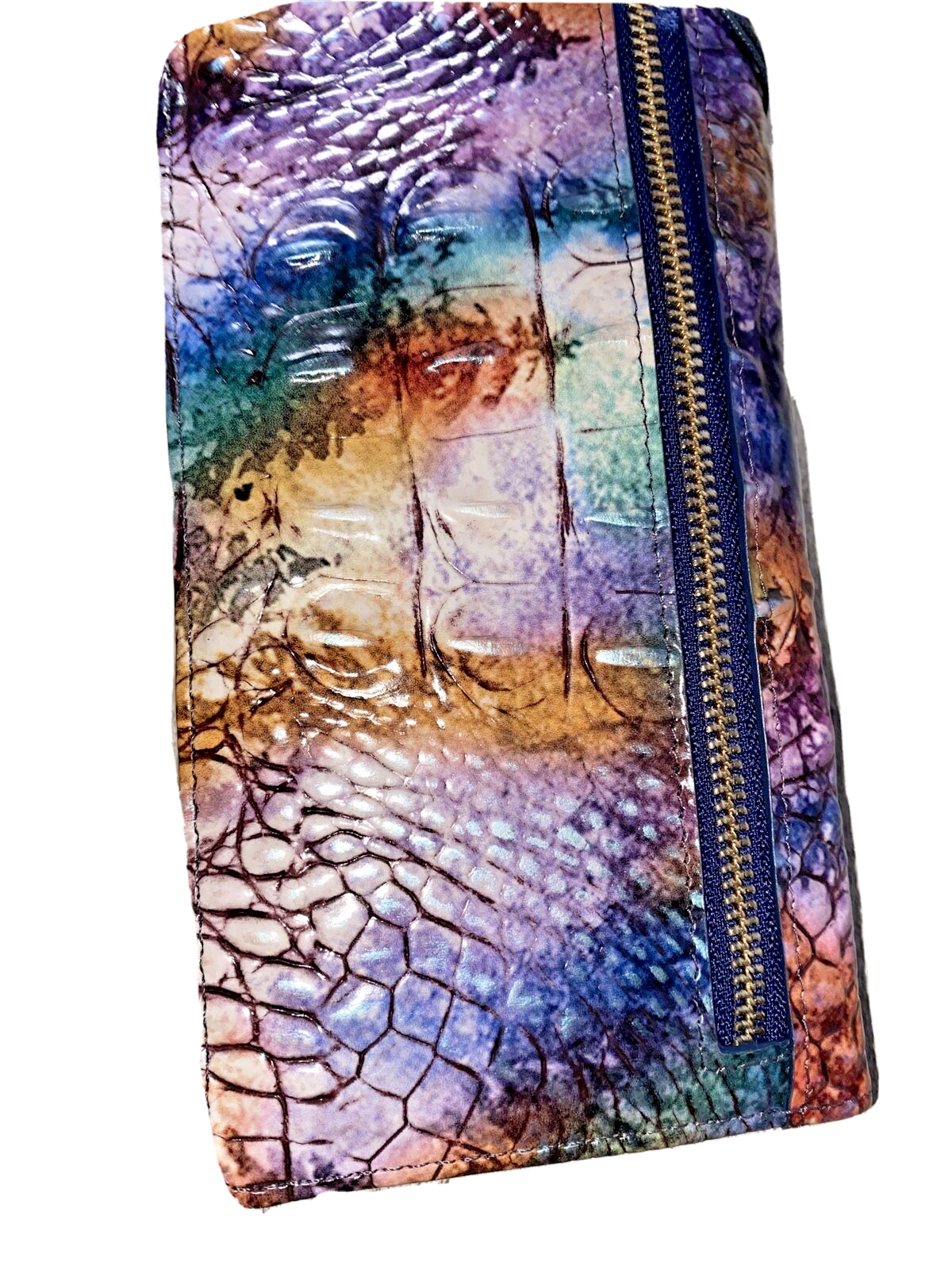 Brahmin Ady Bi-Fold Genuine Leather Wallet Woodland Melbourne Multicolor~UNIQUE