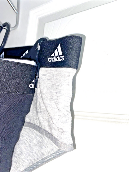 Adidas Women's 3-PK Cotton Hipster Underwear 4A1H34 (Size M) NWT MSRP $36