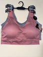 NEW Delta Burke 2-Pack Seamless Bras Size 2X Soft Comfort Lounge Removable Pads