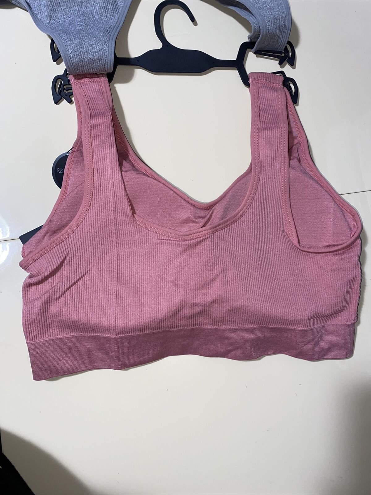 NEW Delta Burke 2-Pack Seamless Bras Size 2X Soft Comfort Lounge Removable Pads