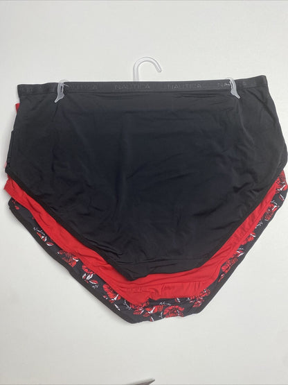 NAUTICA 3Pack BRIEFS PLUS SIZES~NYLON & SPANDEX MULTICOLOR~  NT3559~ALL SIZES!
