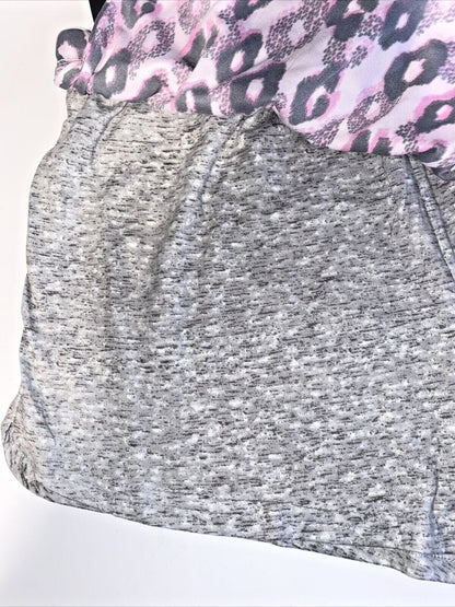THALIA SODI~STYLE FTSSS029C~CHEETAH SHADOW/GRAY MULTI~SLEEP SHORTS ALL SIZES