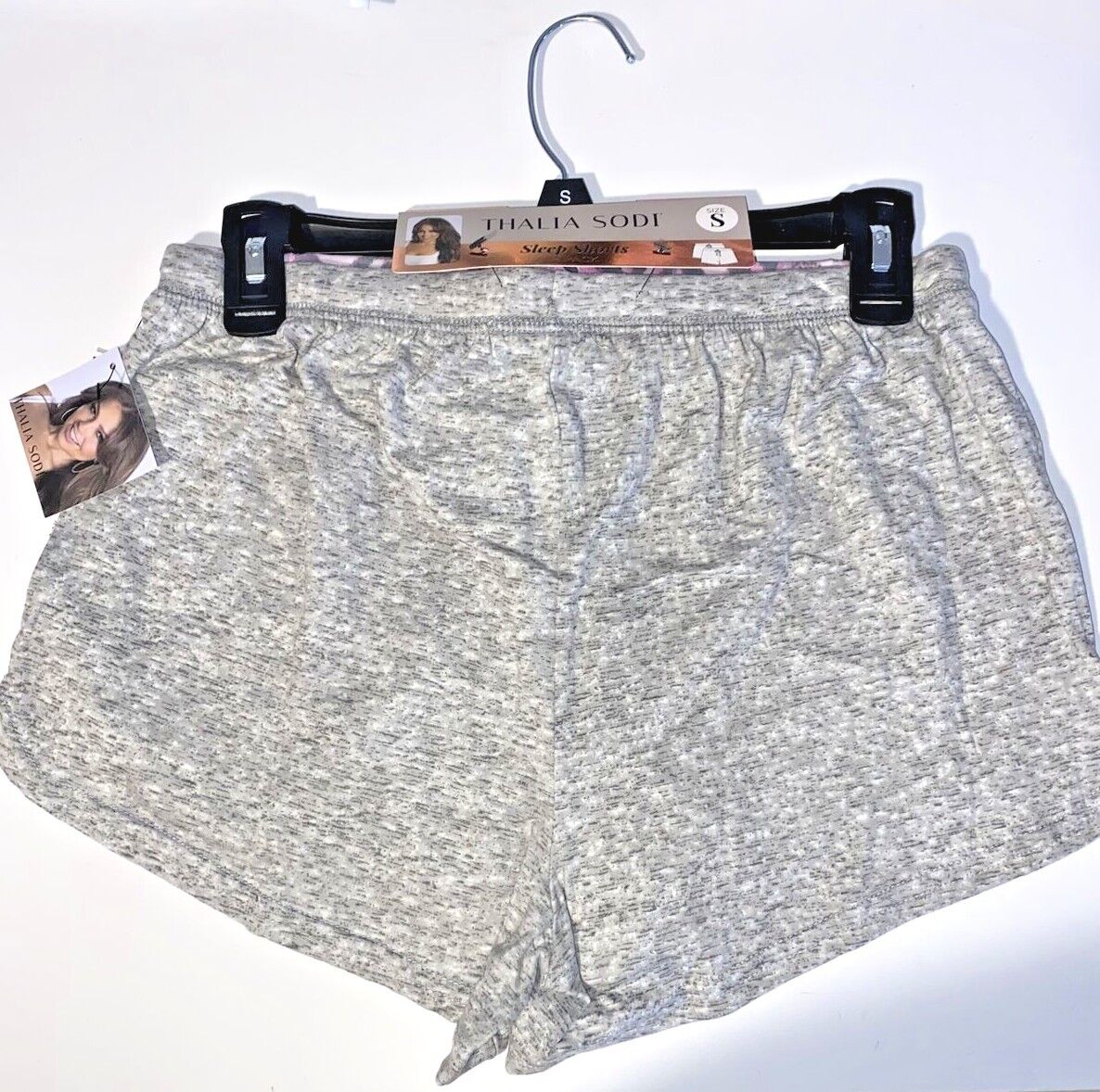 THALIA SODI~STYLE FTSSS029C~CHEETAH SHADOW/GRAY MULTI~SLEEP SHORTS ALL SIZES