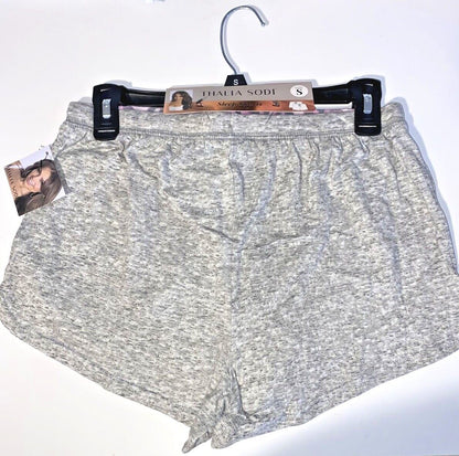 THALIA SODI~STYLE FTSSS029C~CHEETAH SHADOW/GRAY MULTI~SLEEP SHORTS ALL SIZES