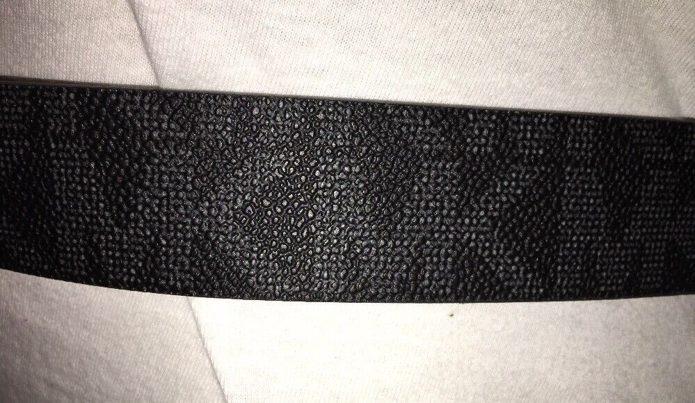 MICHAEL KORS BELT REVERSIBLE BLACK TO BROWN RECTANGULAR SILVER BUCKLE NICE!!!!