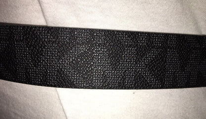 MICHAEL KORS BELT REVERSIBLE BLACK TO BROWN RECTANGULAR SILVER BUCKLE NICE!!!!