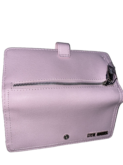 STEVE MADDEN Woman's Wallet Light Pink Soft Textured ~ BEAUTIFUL MSRP $48