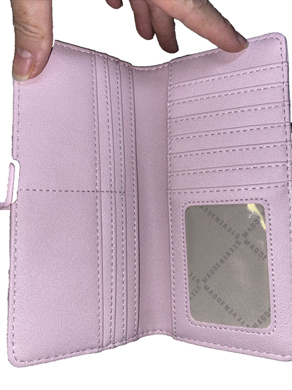 STEVE MADDEN Woman's Wallet Light Pink Soft Textured ~ BEAUTIFUL MSRP $48