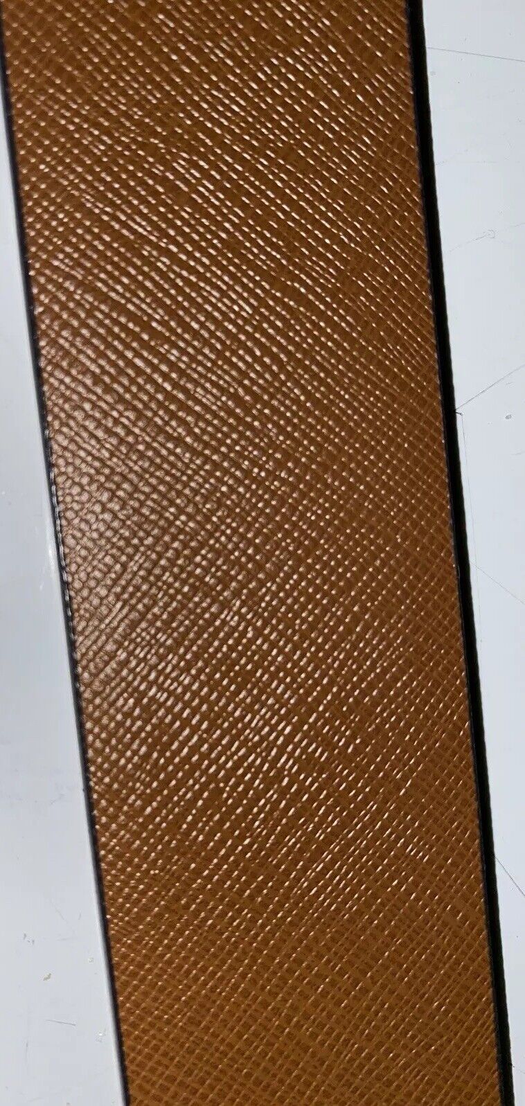 Michael Kors Belt Vanilla/Luggage Reversible Printed MK Logo and Buckle SMALL