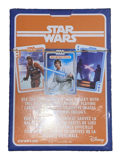 STAR WARS: Luke Skywalker PLAYING CARDS! New/Sealed Never Opened