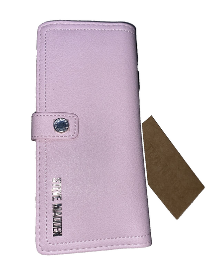 STEVE MADDEN Woman's Wallet Light Pink Soft Textured ~ BEAUTIFUL MSRP $48