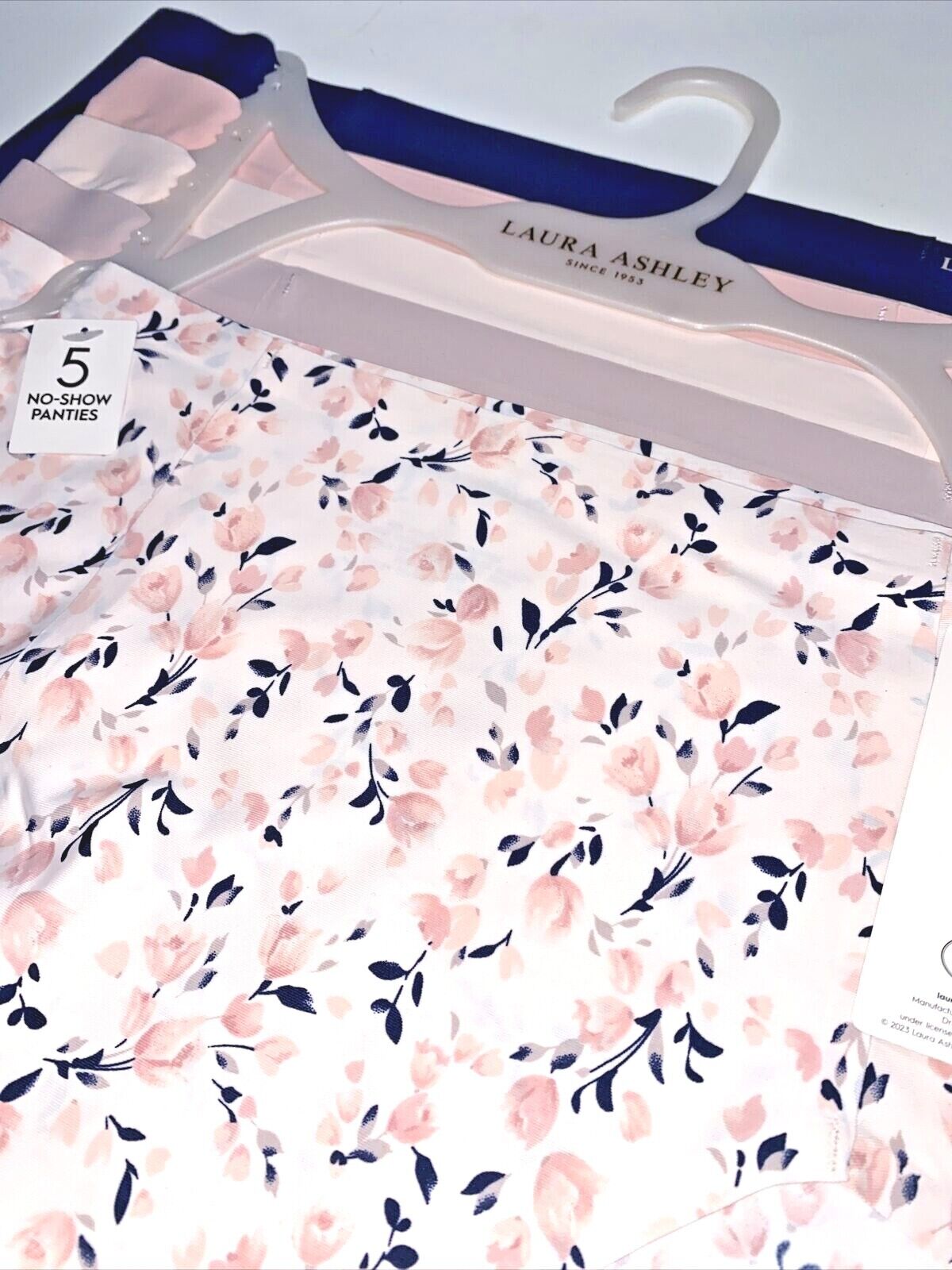 LAURA ASHLEY~5 Pack FIT PANTIES~MULTICOLOR~ STYLE # LS9549~ALL SIZES~GREAT FIT!