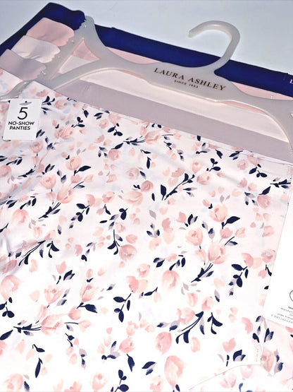 LAURA ASHLEY~5 Pack FIT PANTIES~MULTICOLOR~ STYLE # LS9549~ALL SIZES~GREAT FIT!