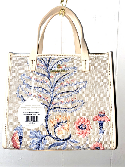 SPARTINA 449 MIRANDA SATCHEL BELLINGER FLORAL BRANCH CODE 366854 NWT~REAR FIND!!