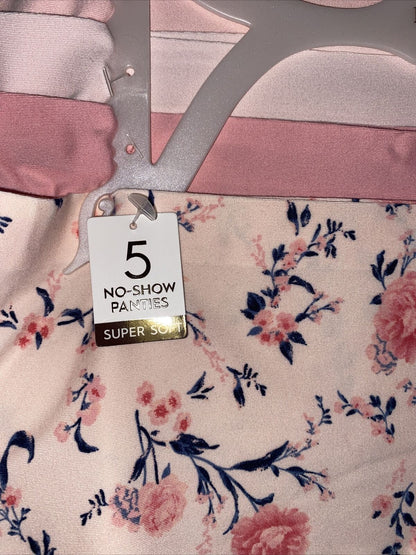 LAURA ASHLEY~5 Pack FIT PANTIES~MULTICOLOR~ STYLE # LS4063~ALL SIZES~GREAT FIT!