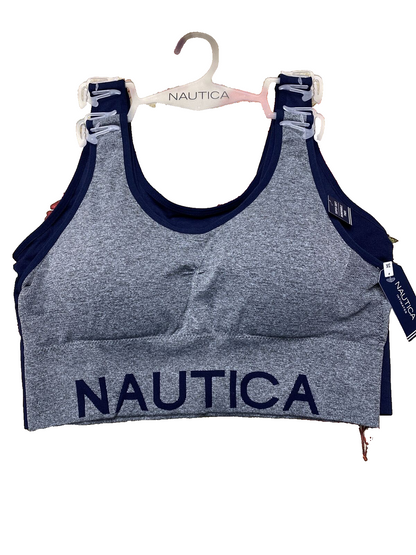 NÁUTICA 2PACK INTIMATES LOUNGE COMFORT BRAS SIZE 2XL RETAIL $42 BEAUTIFUL NEW