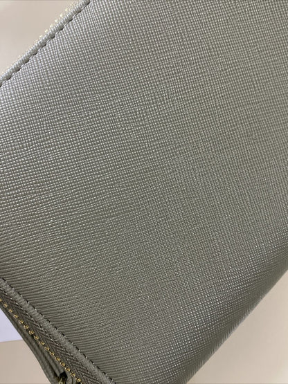 STEVE MADDEN WALLET WRISTLET SAGE SOFT TEXTURE ZIP AROUND MADDEN STYLE!!!!