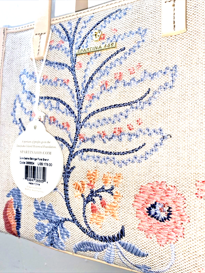 SPARTINA 449 MIRANDA SATCHEL BELLINGER FLORAL BRANCH CODE 366854 NWT~REAR FIND!!