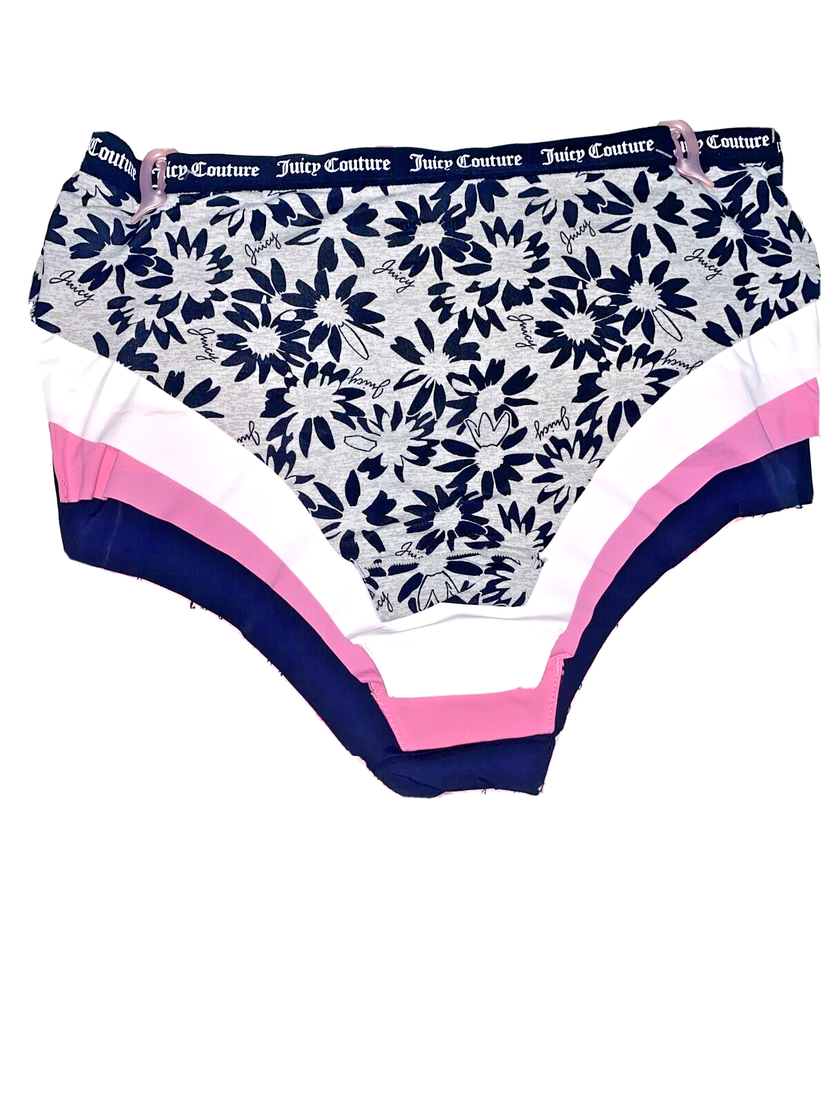 Juicy  Couture Women's Cute & Curvy Bikini NO PANTY LINES~5 Pc Set~LARGE~JC7242