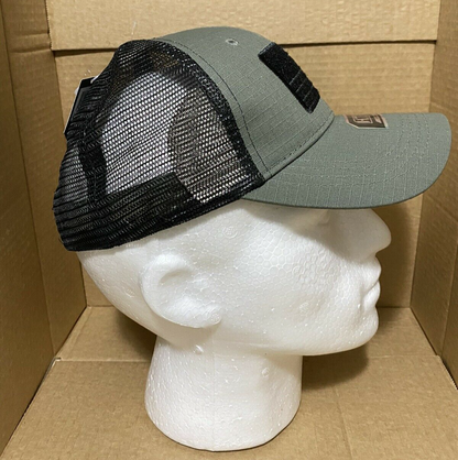 Highland Tactical Hat Khaki Green With Black American Flag