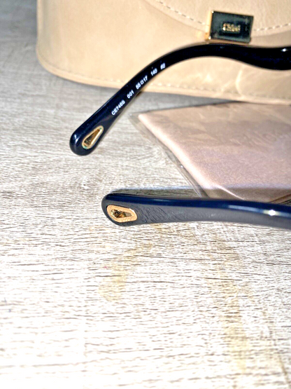 Chloe CE746S 001 Sunglasses Women's Black/Grey Gradient Lens Fashion Square 55mm