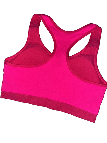New Balance Medium Impact Sports Bra Style # R000222 Alpha Pink￼ Size XXL