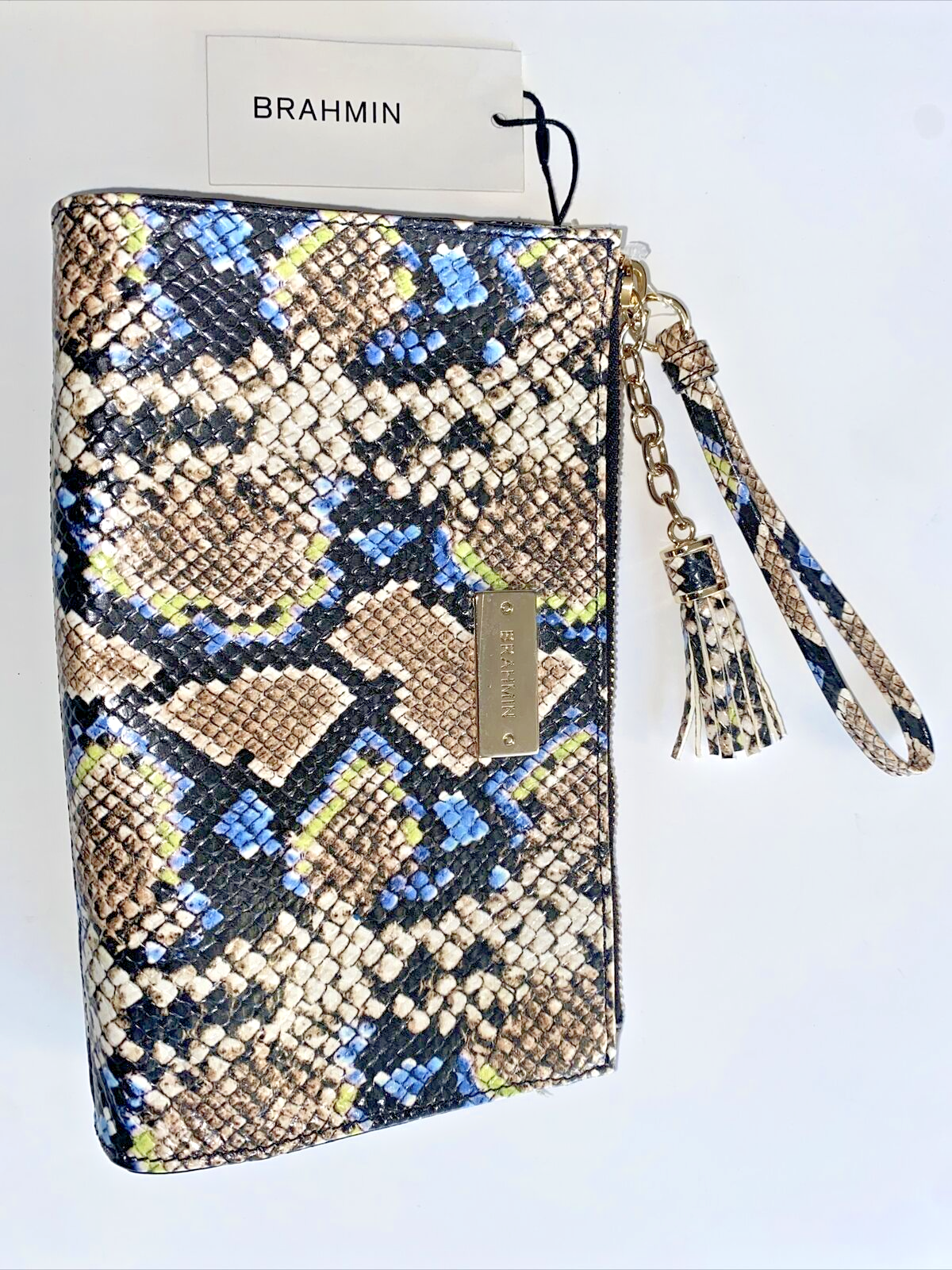 Brahmin Millie Wristlet Clutch Melbourne Mirage NWT