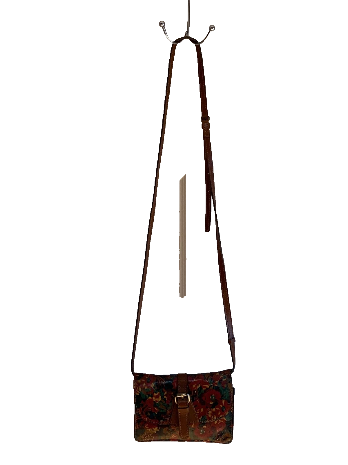Patricia Nash~TORRI Floral Leather XBDY Purse Clutch~RUSTIC NATURE~NWT CUTE 🌺