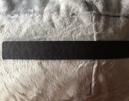 MICHAEL KORS BELT REVERSIBLE CHOCOLATE TO LUGGAGE MK LOGO GOLD BUCKLE MSRP $48