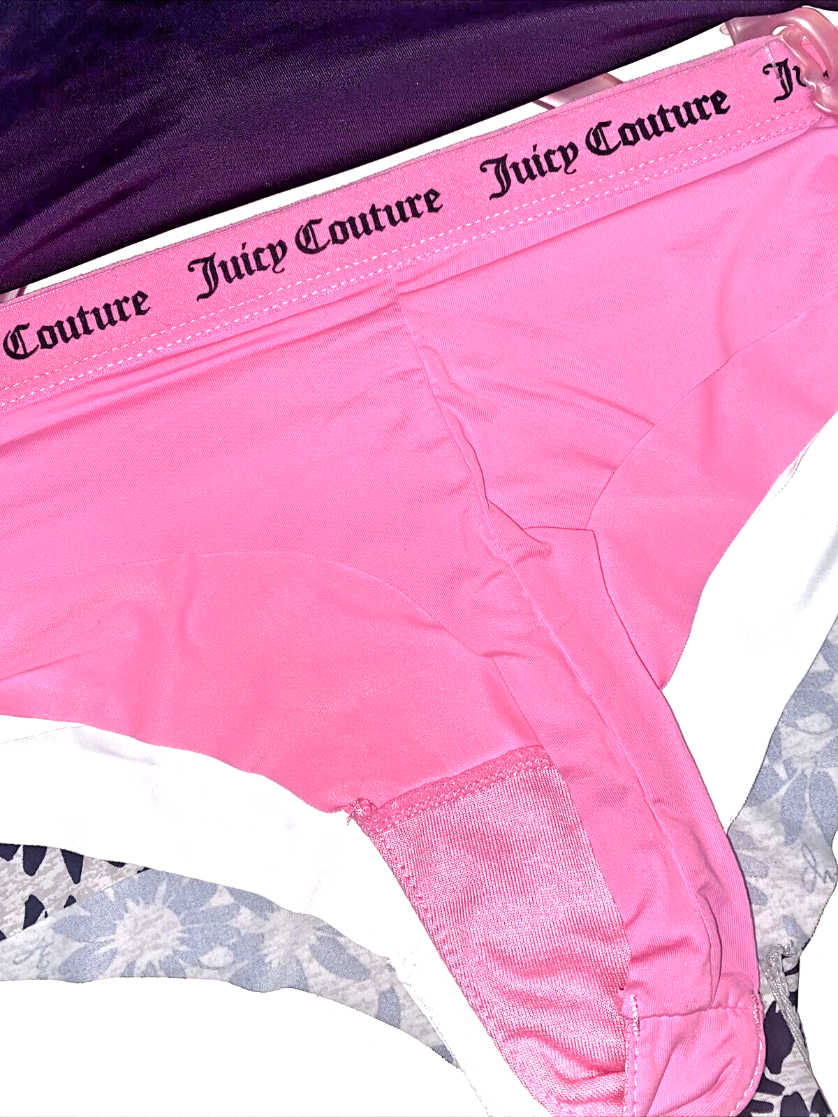 Juicy Couture Women's Cute & Curvy  THONG~NO PANTY LINES~5 Pc Set~XL~JC8239~SEXY