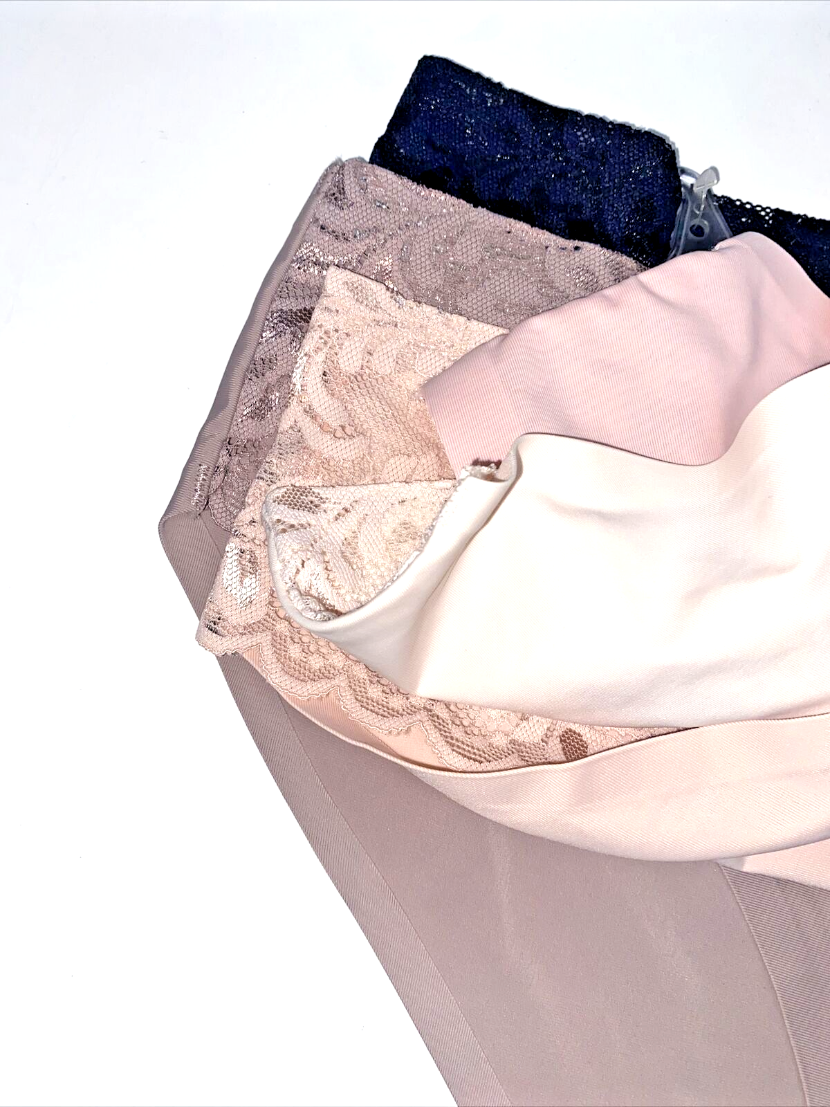 Laura Ashley LACE Hipster Panties Large~5Pk SEXY Multicolor~Style LA9527~NO SHOW
