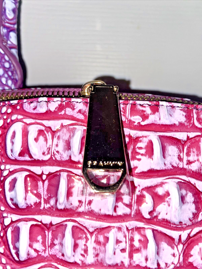 Brahmin Large Duxbury Satchel Bag Boysenberry Ombre Melbourne~Genuine Leather❤️