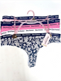 Juicy Couture Women's Cute & Curvy  THONG~NO PANTY LINES~5 Pc Set~XL~JC8239~SEXY