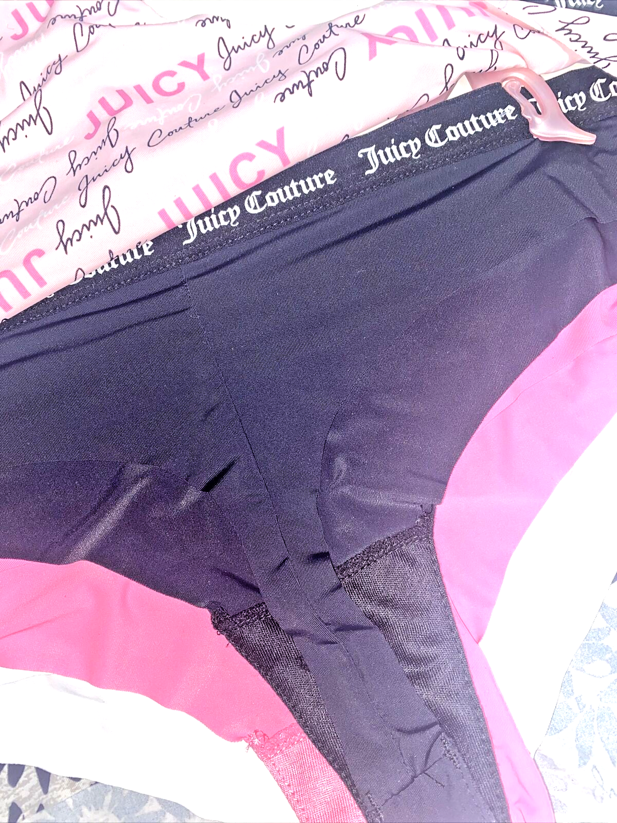 Juicy Couture Women's Cute & Curvy  THONG~NO PANTY LINES~5 Pc Set~XL~JC8239~SEXY