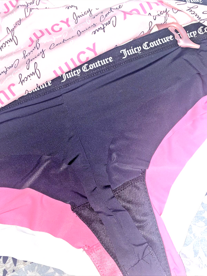 Juicy Couture Women's Cute & Curvy  THONG~NO PANTY LINES~5 Pc Set~XL~JC8239~SEXY