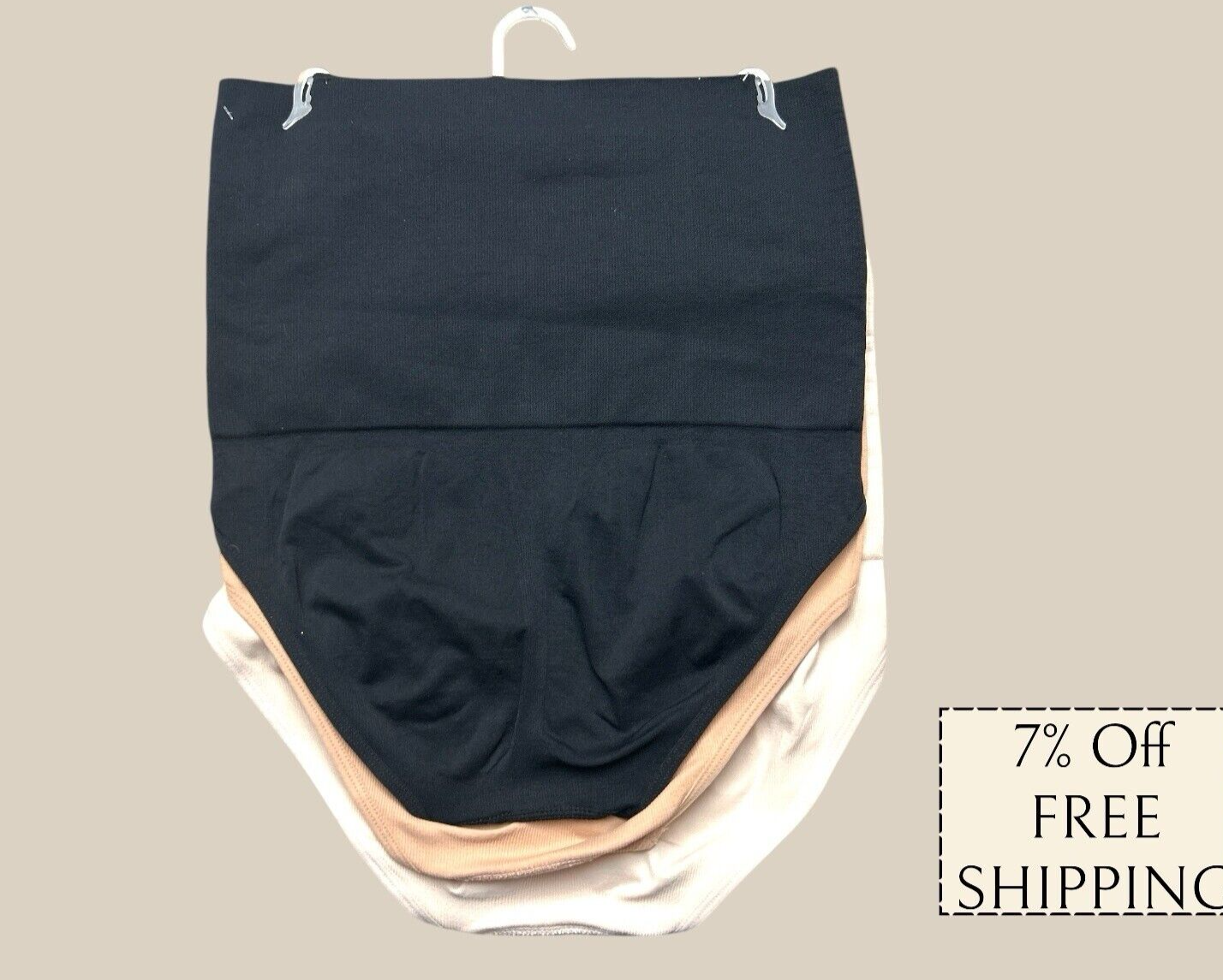 NAUTICA Women’s Seamless Shaping Briefs Sz XL (14/16) Multi Colors Pkg/3~NT5398