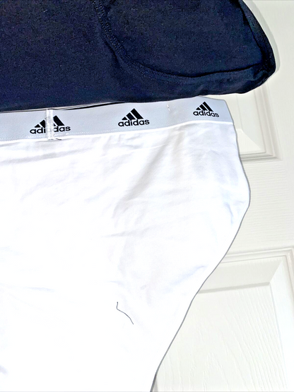 Adidas Women's 3-PK Cotton Hipster Underwear 4A1H34 (Size M) NWT MSRP $36