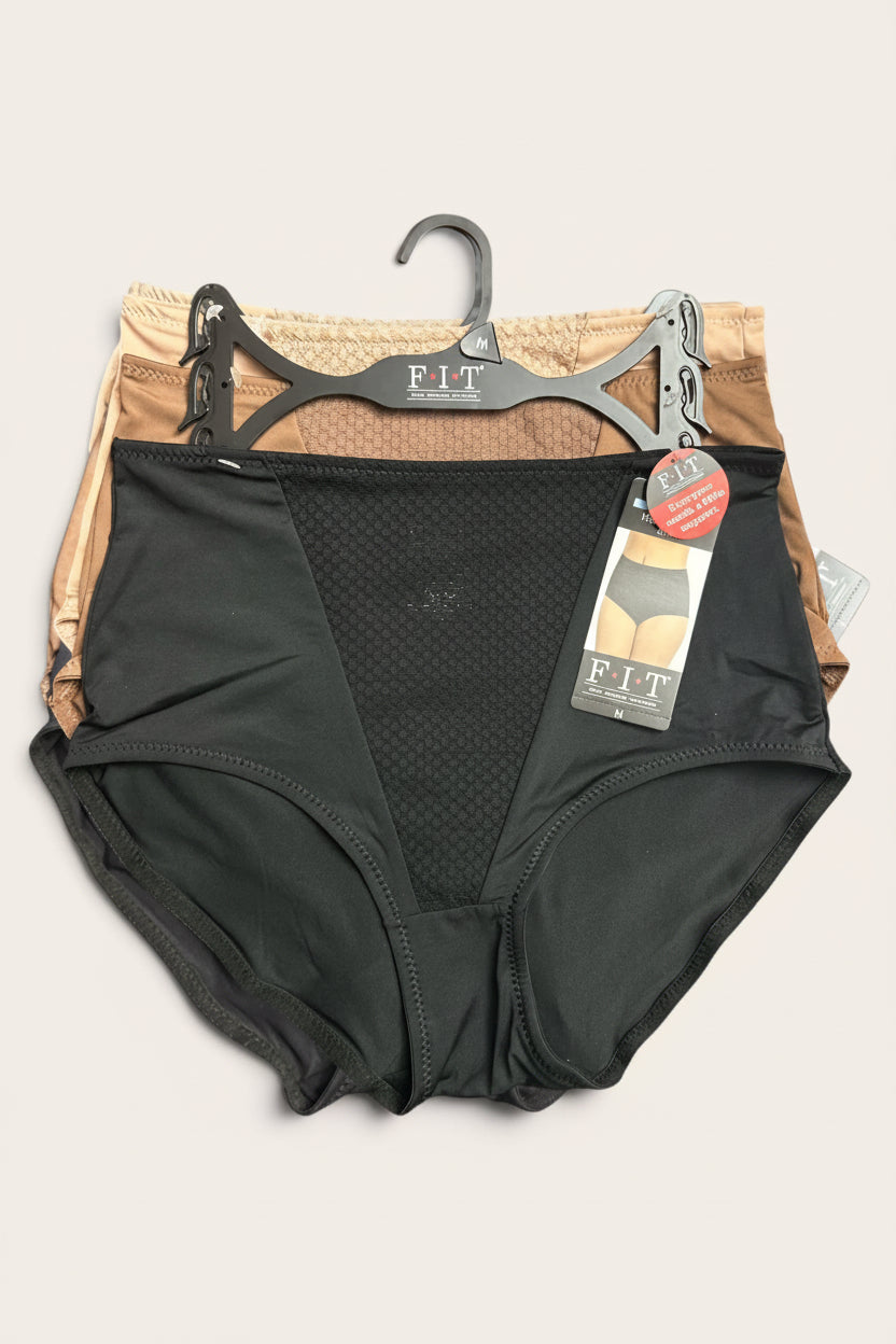 F.I.T. Figure Improving Technology Women's High-Waist Briefs~GREAT FIT~ALL SIZES