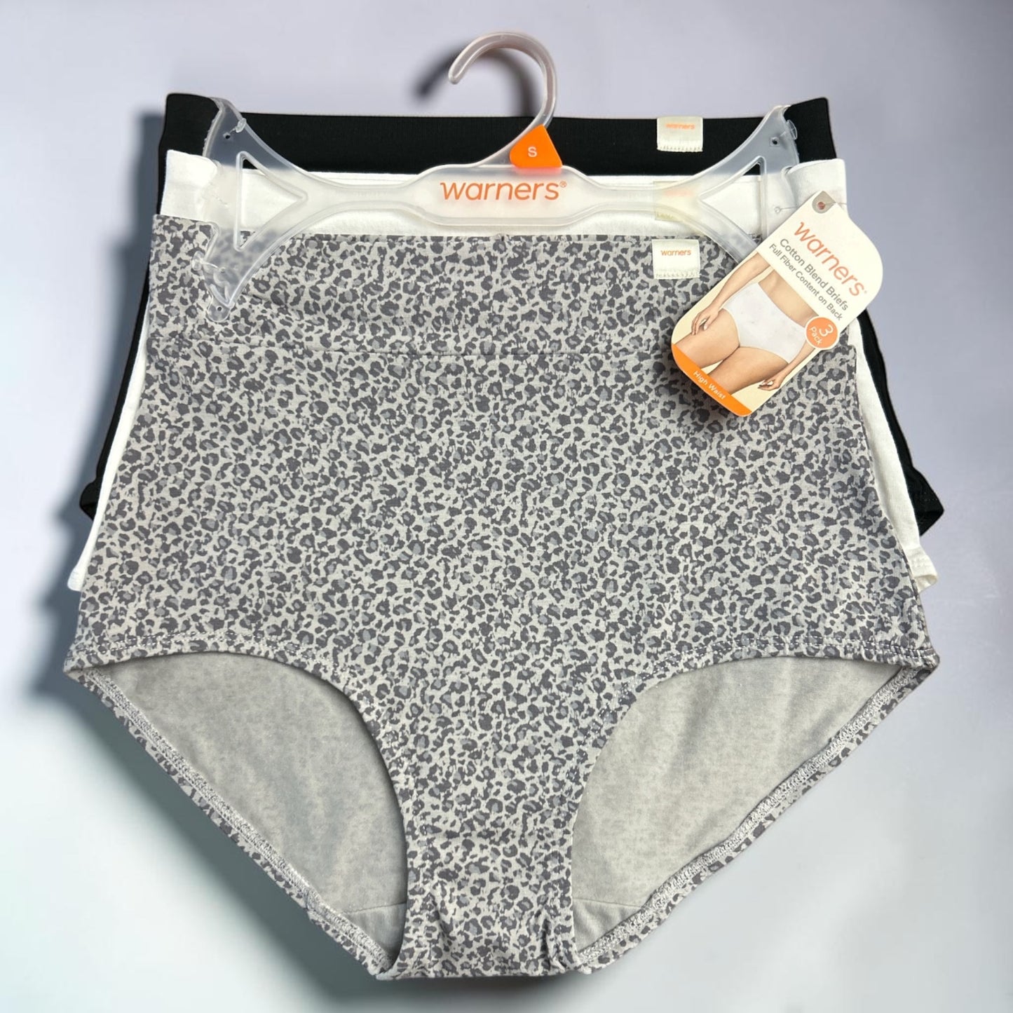 Warners No Muffin Top 3-Pack High Waist Panties