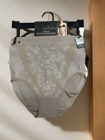 Marilyn Monroe 3 Pk BRIEFS SEAMLESS SHAPER~MULTICOLOR~ MM7200~ALL SIZES~GREAT!