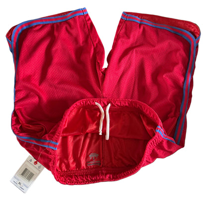 Champion Authentic Athleticwear Mesh Shorts - Red cvwith Blue & Red Ribbons