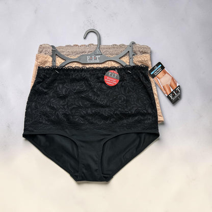 F.I.T. Figure Improving Technology High-Waisted Shaping Briefs - Style 179240H3