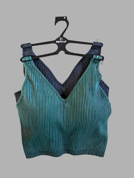 90 Degree By Reflex~EXTRA LARGE BRAS  Green/Black~ Alamo Bra~GREAT FIT!