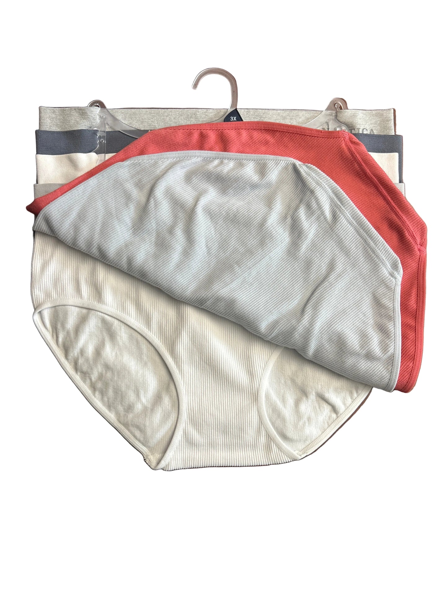 Nautica Intimates NT5964 5-Pack Buttery Soft Panties - Size 3X, Multicolor