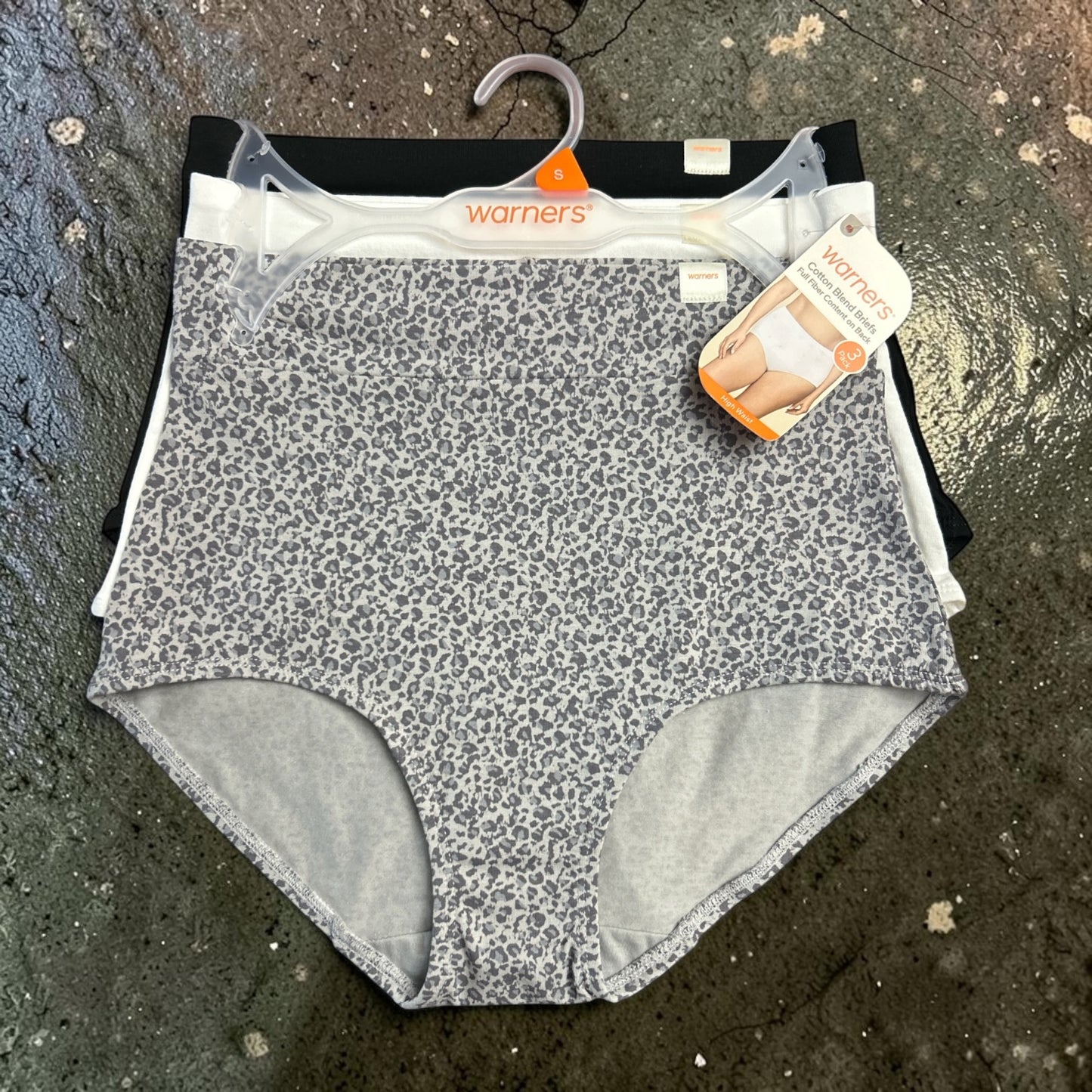 Warners No Muffin Top 3-Pack High Waist Panties