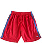 Champion Authentic Athleticwear Mesh Shorts - Red, C Logo & Solid Blue Ribbon