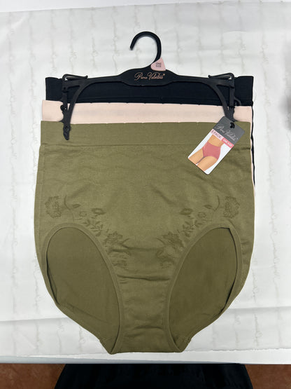 PRIMA VALENTINA 3 Pack PANTIES BRIEFS~16022~ASSORTED~SEAMLESS MF~ONE SIZE