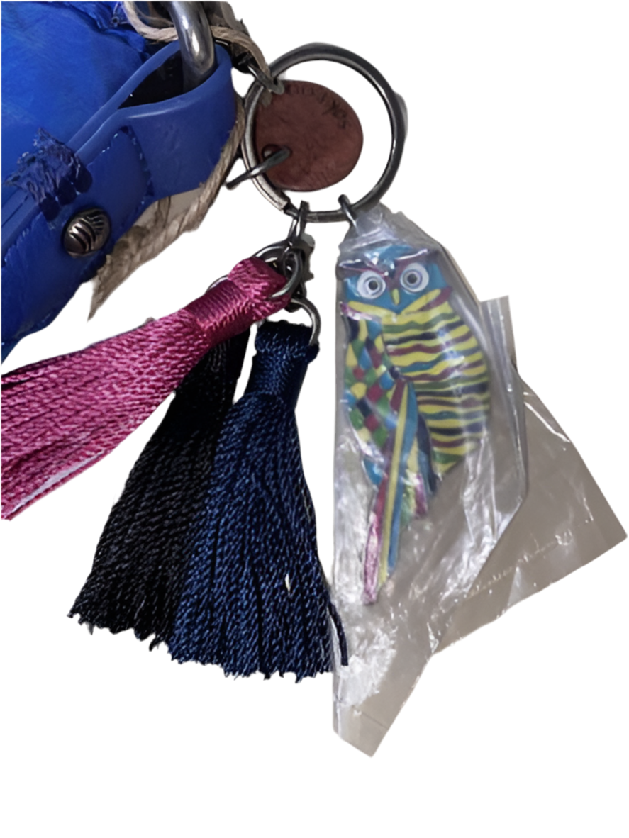 SAKROOTS Basic XBDY Style 108778 COBALT-  ART FOR A CAUSE Handbag  BEAUTIFUL !!!
