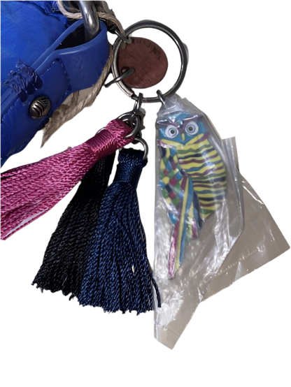 SAKROOTS Basic XBDY Style 108778 COBALT-  ART FOR A CAUSE Handbag  BEAUTIFUL !!!